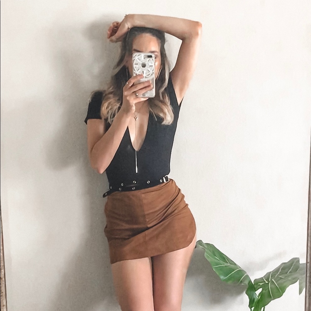 Forever 21 Faux Suede Skirt